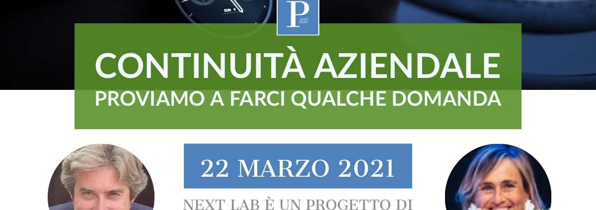 Continuità aziendale - Proviamo a farci qualche domanda!